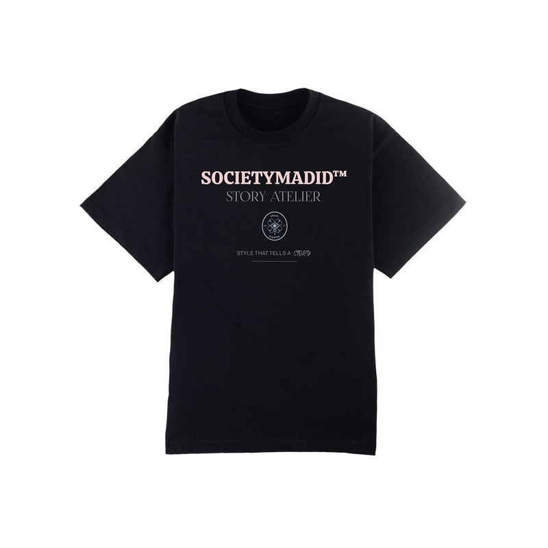 Story Atelier™ | T-shirt Black - Society98Madrid™️